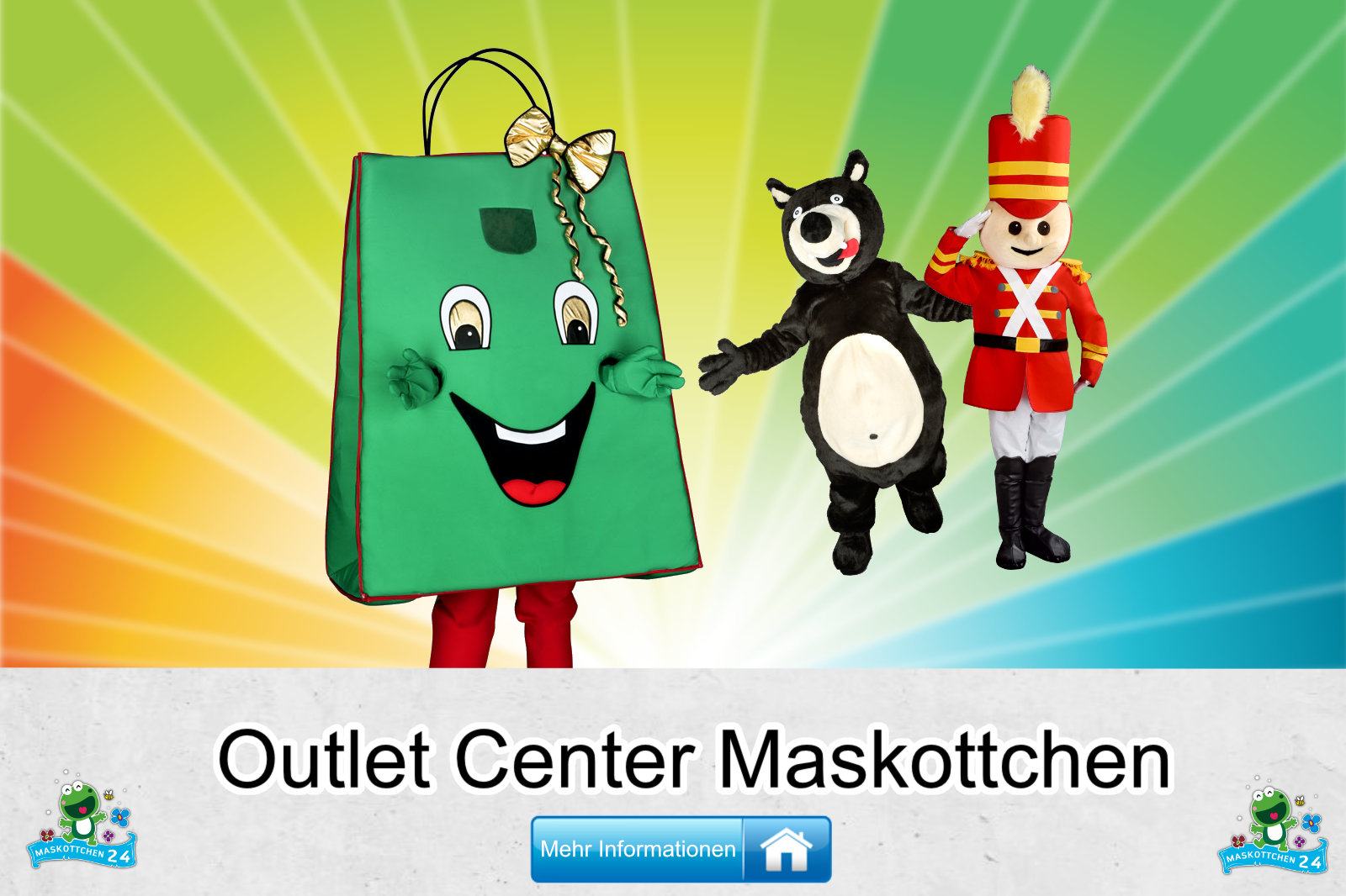 Outlet Center Kostüme Maskottchen Herstellung Firma günstig kaufen