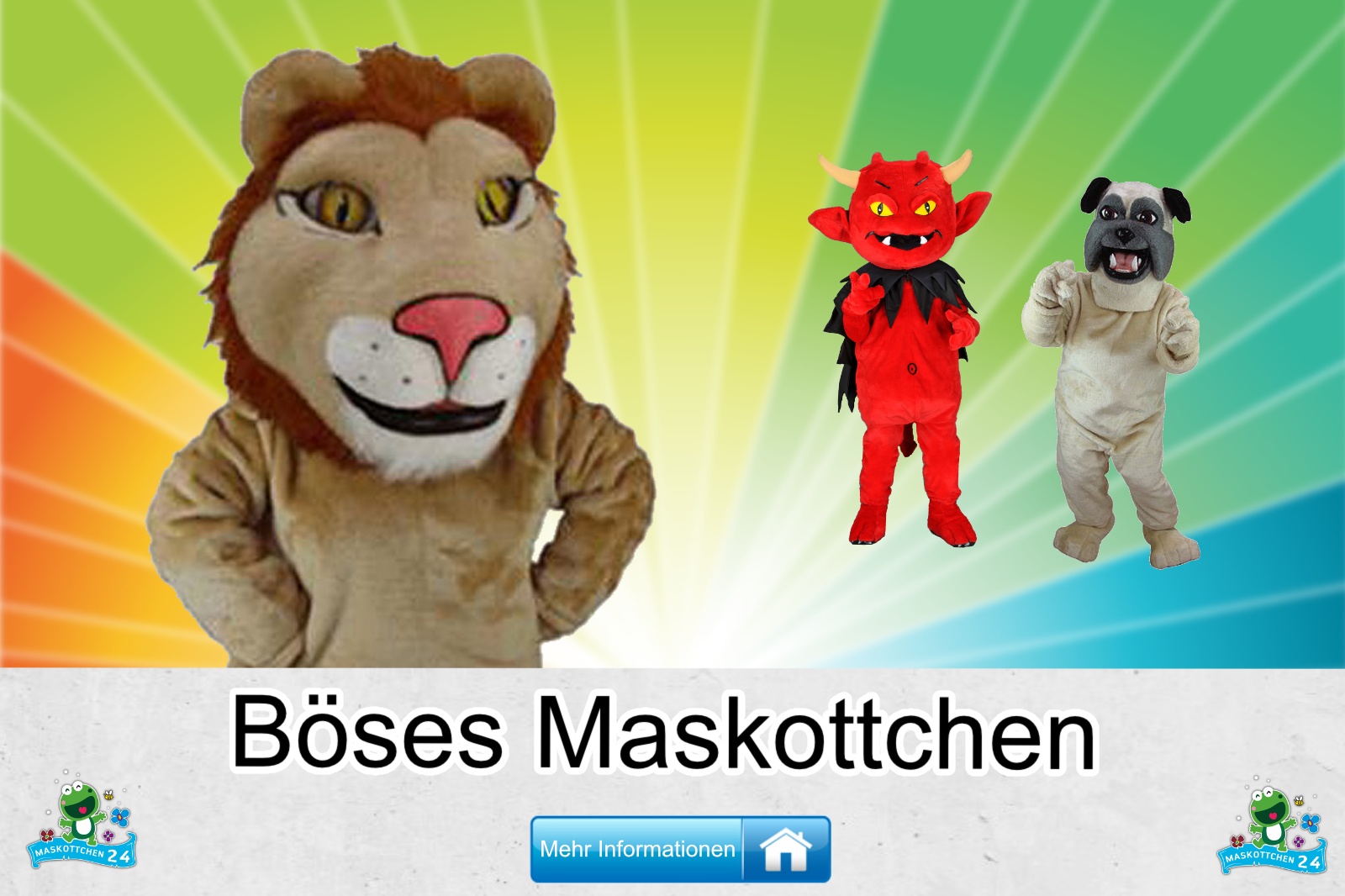 Boeses-Kostueme-Maskottchen-Karneval-Produktion-Firma-Bau