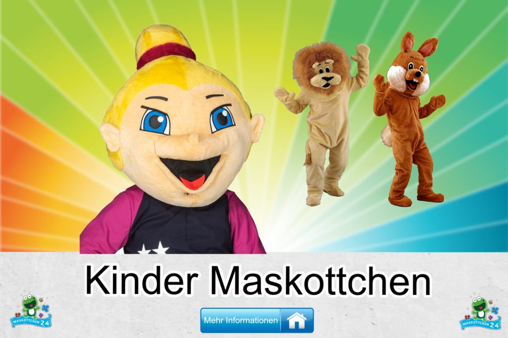 Kinder-Kostueme-Maskottchen-Karneval-Produktion-Firma-Bau